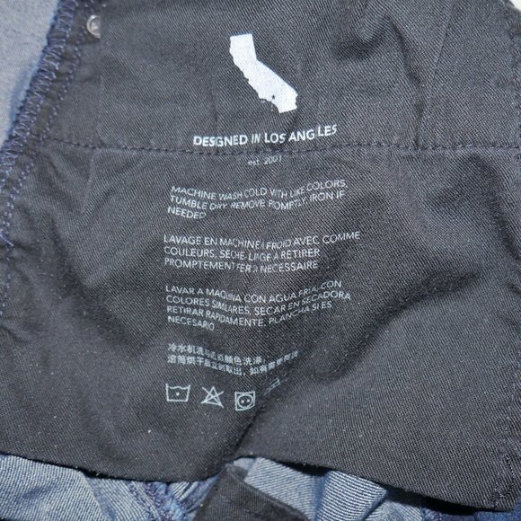 Adriano Goldschmied Men's Size 36x34 Tellis Cloud Soft Slim Fit Jeans Dark Wash - Picture 11 of 13